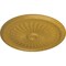 Ekena Millwork Juniper Ceiling Medallion (Fits Canopies up to 7"), Hand-Painted Iridescent Gold, 36"OD x 1 1/2"P CM36JUIGS - alternate 2